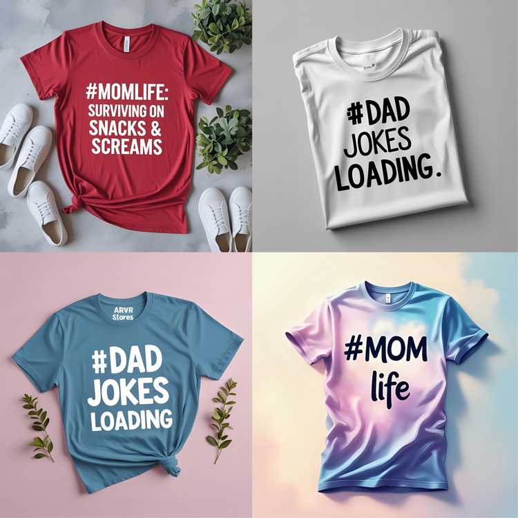 Parenting humor-themed T-shirt